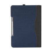 For Microsoft Surface Laptop Studio 2 Herringbone Texture Leather Laptop Protective Case(Dark Blue)