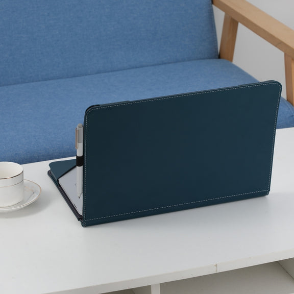 For Microsoft Surface Laptop Studio 2 Vegan Leather Laptop Protective Case(Dark Green)