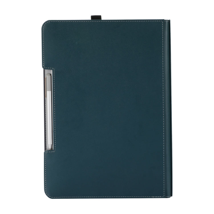 For Microsoft Surface Laptop Studio 2 Vegan Leather Laptop Protective Case(Dark Green)