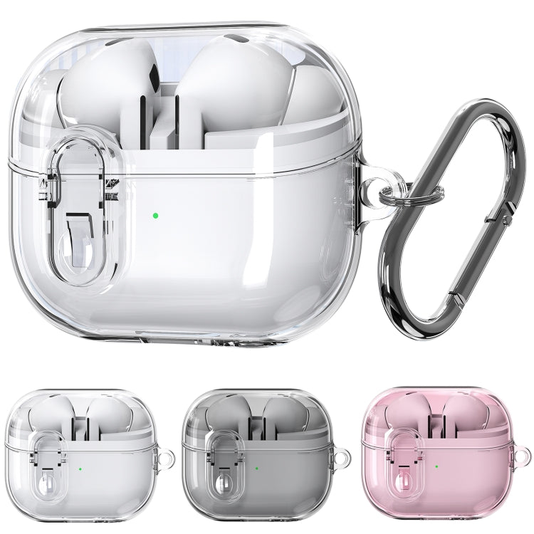 For Samsung Galaxy Buds 3 / 3 Pro Ice Crystals Shockproof Earphone Protective Case(Pink)