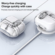 For Samsung Galaxy Buds 3 / 3 Pro Ice Crystals Shockproof Earphone Protective Case(Pink)