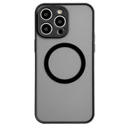 For iPhone 16 Pro Max Hawkeye Skin Feel MagSafe Phone Case(Black)