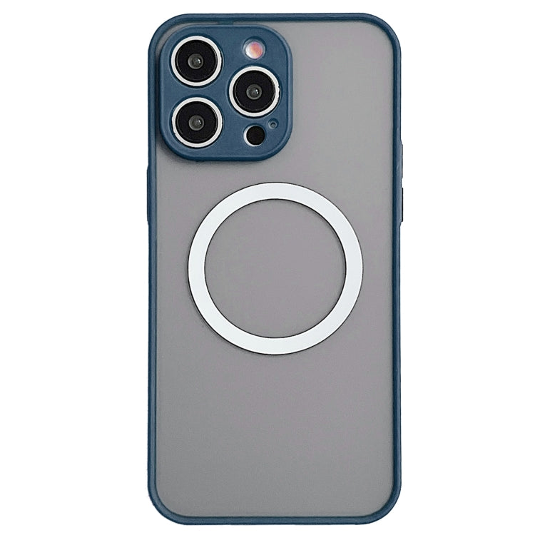 For iPhone 16 Pro Hawkeye Skin Feel MagSafe Phone Case(Royal Blue)