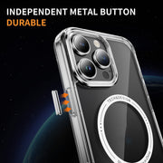 For iPhone 16 Pro Airbag Magsafe PC Hybrid TPU Phone Case(Transparent)