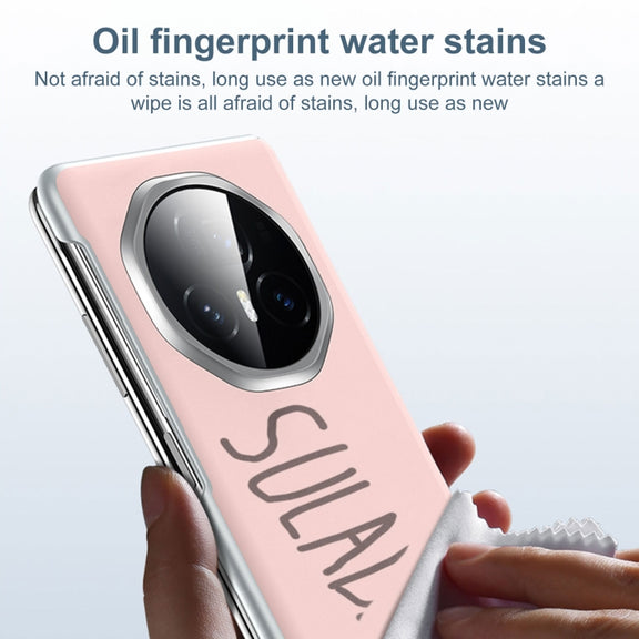 For Honor Magic Vs3 SULADA Skin Feel Liquid Leather Shockproof Phone Case(White)