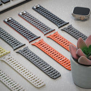 For Apple Watch SE 2023 44mm Single Pin Magnetic Silicone Watch Band(Mint Green Starlight)