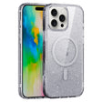 For iPhone 16 Pro Glitter Powder MagSafe Magnetic Phone Case(Transparent) - iPhone 16 Pro Cases by PMC TechLife | Online Shopping South Africa | PMC TechLife | Buy Now Pay Later Mobicred