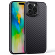 For iPhone 16 Pro Carbon Fiber Kevlar MagSafe Magnetic Phone Case(Black) - iPhone 16 Pro Cases by PMC TechLife | Online Shopping South Africa | PMC TechLife | Buy Now Pay Later Mobicred