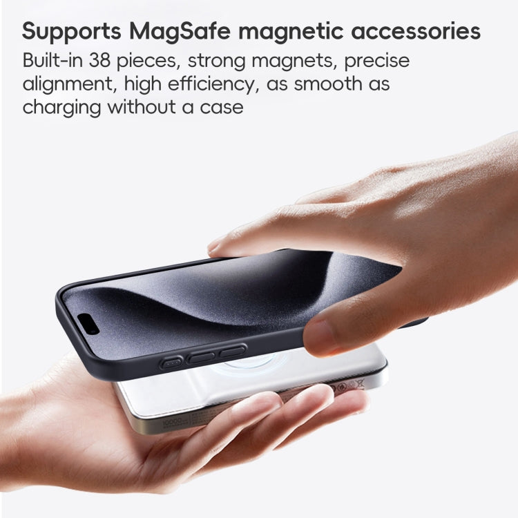 For iPhone 16 Pro Carbon Fiber Kevlar MagSafe Magnetic Phone Case(Black)