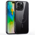 For iPhone 16 Pro Max Crystal Clear MagSafe Magnetic Phone Case(Transparent Black) - iPhone 16 Pro Max Cases by PMC TechLife | Online Shopping South Africa | PMC TechLife | Buy Now Pay Later Mobicred