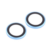 For iPhone 16 / 16 Plus Back Camera Cover Tempered Glass Lens Film(Dark Blue)