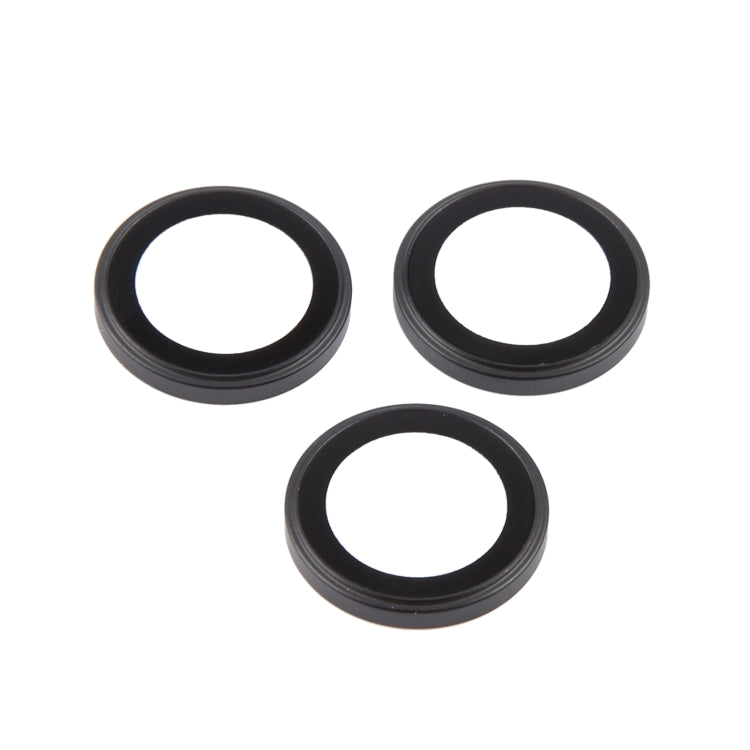 For iPhone 16 Pro / 16 Pro Max Back Camera Cover Tempered Glass Lens Film(Black)