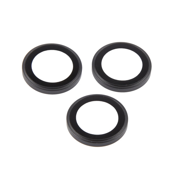 For iPhone 16 Pro / 16 Pro Max Back Camera Cover Tempered Glass Lens Film(Black)