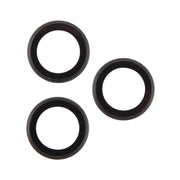 For iPhone 16 Pro / 16 Pro Max Back Camera Cover Tempered Glass Lens Film(Black)