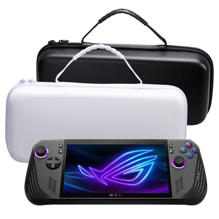 For ASUS ROG Ally X Game Console EVA Leather Pattern Handbag(White)