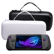 For ASUS ROG Ally X Game Console EVA Leather Pattern Handbag(White)