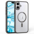 For iPhone 16 Plus Ming Shield Series MagSafe Magnetic Phone Case(Grey) - iPhone 16 Plus Cases by PMC Jewellery | Online Shopping South Africa | PMC Jewellery | Buy Now Pay Later Mobicred