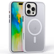 For iPhone 16 Pro Max Frosted MagSafe Magnetic Phone Case(White) - iPhone 16 Pro Max Cases by PMC TechLife | Online Shopping South Africa | PMC TechLife | Buy Now Pay Later Mobicred