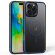 For iPhone 16 Pro Max Frosted MagSafe Magnetic Phone Case(Titanium Blue) - iPhone 16 Pro Max Cases by PMC TechLife | Online Shopping South Africa | PMC TechLife | Buy Now Pay Later Mobicred