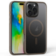 For iPhone 16 Pro Max Frosted MagSafe Magnetic Phone Case(Titanium Rose Gold) - iPhone 16 Pro Max Cases by PMC TechLife | Online Shopping South Africa | PMC TechLife | Buy Now Pay Later Mobicred