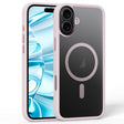For iPhone 16 Plus Frosted MagSafe Magnetic Phone Case(Pink) - free shipping - PMC TechLife - Order now!