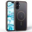 For iPhone 16 Plus Frosted MagSafe Magnetic Phone Case(Titanium Rose Gold) - iPhone 16 Plus Cases by PMC TechLife | Online Shopping South Africa | PMC TechLife | Buy Now Pay Later Mobicred