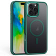For iPhone 16 Pro Max Frosted MagSafe Magnetic Phone Case(Dark Green) - iPhone 16 Pro Max Cases by PMC TechLife | Online Shopping South Africa | PMC TechLife | Buy Now Pay Later Mobicred