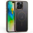 For iPhone 16 Pro Max Frosted MagSafe Magnetic Phone Case(Titanium Rose Gold) - iPhone 16 Pro Max Cases by PMC TechLife | Online Shopping South Africa | PMC TechLife | Buy Now Pay Later Mobicred
