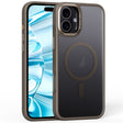 For iPhone 16 Plus Frosted MagSafe Magnetic Phone Case(Titanium Rose Gold) - free shipping - PMC TechLife - Order now!