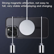 For iPhone 16 Plus Frosted MagSafe Magnetic Phone Case(Pink)