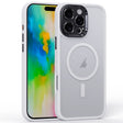 For iPhone 16 Pro Max Fine Hole Frosted MagSafe Magnetic Phone Case(White) - iPhone 16 Pro Max Cases by PMC TechLife | Online Shopping South Africa | PMC TechLife | Buy Now Pay Later Mobicred