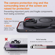 For iPhone 16 Pro Fine Hole Frosted MagSafe Magnetic Phone Case(Grey)