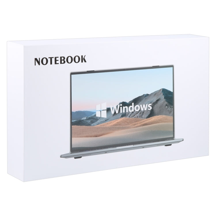 14 inch Windows 11 Laptop, 8GB+128GB, Gen 4th Intel Core i3 CPU, 180 Degree Rotation Axis(Silver)