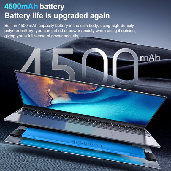 14 inch Windows 11 Laptop, 8GB+128GB, Gen 4th Intel Core i3 CPU, 180 Degree Rotation Axis(Silver)