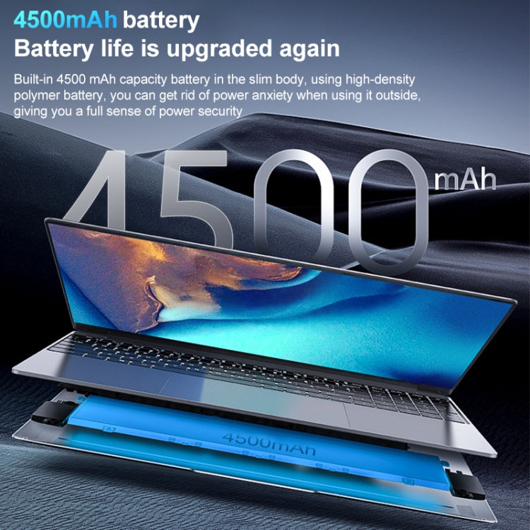 14 inch Windows 11 Laptop, 8GB+128GB, Gen 4th Intel Core i3 CPU, 180 Degree Rotation Axis(Silver)