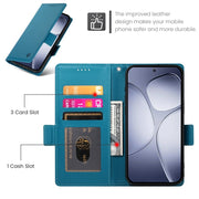 For Redmi K70 Ultra Side Buckle Magnetic Frosted Leather Phone Case(Blue)