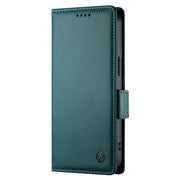 For Redmi K70 Ultra Side Buckle Magnetic Frosted Leather Phone Case(Dark Green)