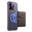 Denior V12 MagSafe Magnetic Phone PU Card Sleeve(Brown) - Others Accessories by Denior | Online Shopping South Africa | PMC TechLife | Buy Now Pay Later Mobicred
