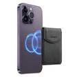 Denior V12 MagSafe Magnetic Phone PU Card Sleeve(Black) - Others Accessories by Denior | Online Shopping South Africa | PMC TechLife | Buy Now Pay Later Mobicred