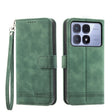 For Redmi K70 Ultra Dierfeng Dream Line TPU Hybrid PU Leather Phone Case(Green) - Xiaomi Cases by PMC Jewellery | Online Shopping South Africa | PMC Jewellery | Buy Now Pay Later Mobicred