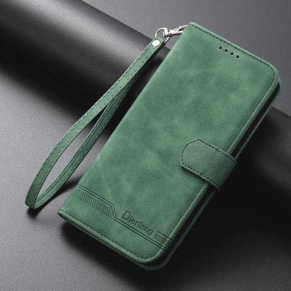 For Redmi K70 Ultra Dierfeng Dream Line TPU Hybrid PU Leather Phone Case(Green)
