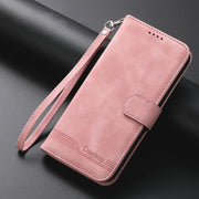 For Redmi K70 Ultra Dierfeng Dream Line TPU Hybrid PU Leather Phone Case(Pink)
