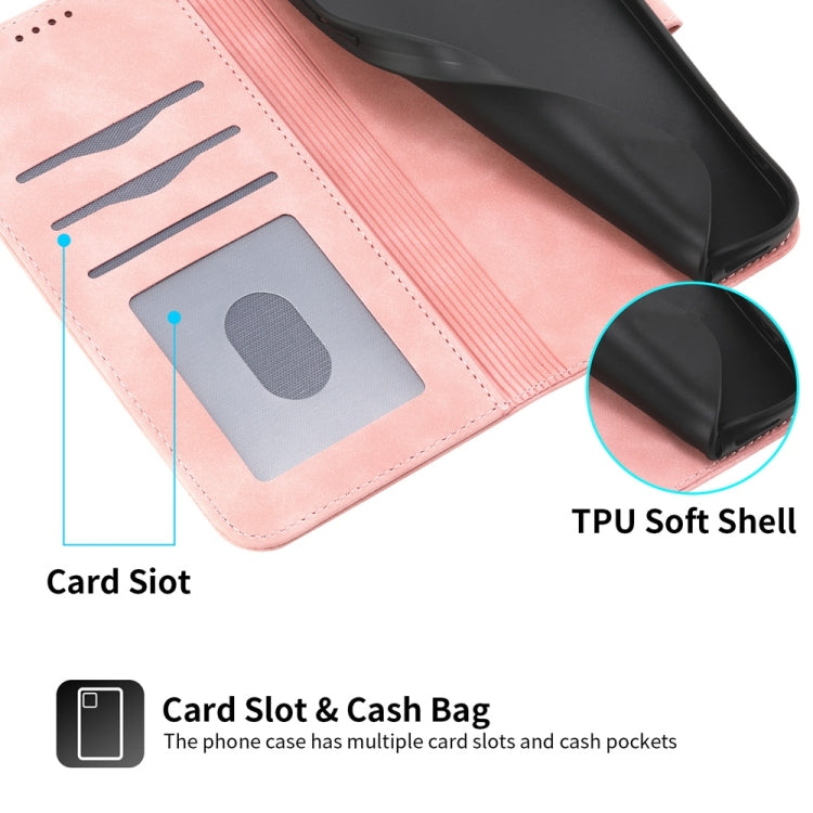 For Redmi K70 Ultra Dierfeng Dream Line TPU Hybrid PU Leather Phone Case(Pink)