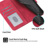 For Redmi K70 Ultra Dierfeng Dream Line TPU + PU Leather Phone Case(Red)