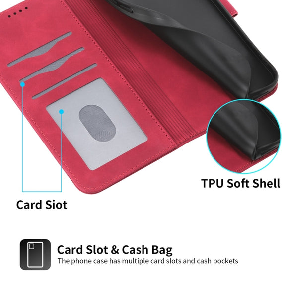 For Redmi K70 Ultra Dierfeng Dream Line TPU + PU Leather Phone Case(Red)