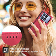For Redmi K70 Ultra Dierfeng Dream Line TPU + PU Leather Phone Case(Red)