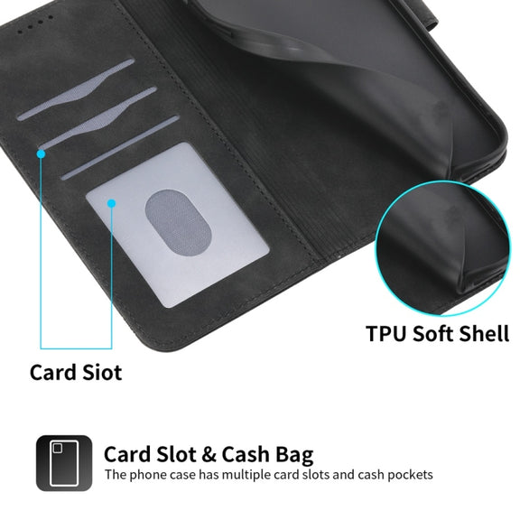 For Redmi K70 Ultra Dierfeng Dream Line TPU Hybrid PU Leather Phone Case(Black)
