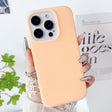 For iPhone 16 Pro PC Hybrid Liquid Silicone Jelly Phone Case(Orange) - free shipping - PMC Jewellery - Order now!