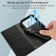 For Redmi K70 Ultra PU Genuine Leather Texture Embossed Line Phone Case(Black)