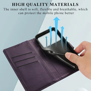 For Redmi K70 Ultra PU Genuine Leather Texture Embossed Line Phone Case(Purple)